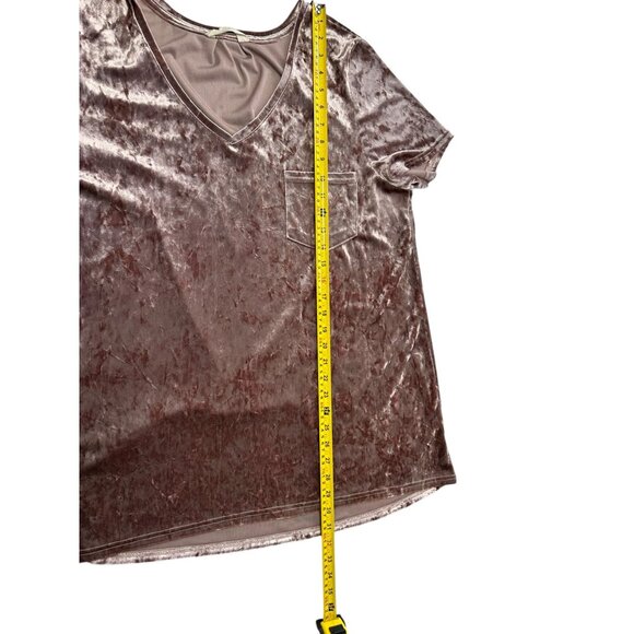 Spring & Mercer Velvet Legging Tee Womens Size XXL Relaxed Basic‎ Feminine Flowy - Picture 3 of 10